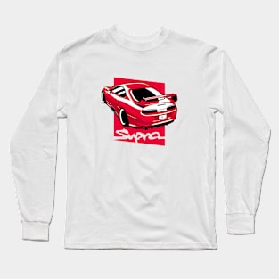 Red Supra mk4 Classic JDM Long Sleeve T-Shirt